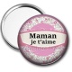 Miroir de poche - maman je t'aime