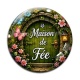 Cabochon Verre - maison de fée