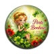 Cabochon Résine - fée porte bonheur