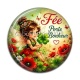 Cabochon Résine - fée porte bonheur
