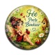Cabochon Résine - fée porte bonheur