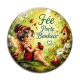 Cabochon Verre - fée porte bonheur