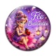 Cabochon Verre - fée enchantée