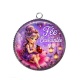 Pendentif Cabochon Argent - fée enchantée