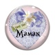 Cabochon Verre - i love you maman