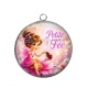 Pendentif Cabochon Argent - petite fée