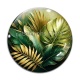 Cabochon Verre - feuille exotique