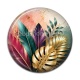 Cabochon Résine - feuille exotique
