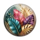Cabochon Résine - feuille exotique 