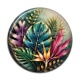 Cabochon Résine - feuille exotique