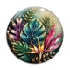 Cabochon Verre - feuille exotique