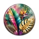 Cabochon Résine - feuille exotique
