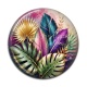 Cabochon Résine - feuille exotique
