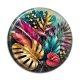 Cabochon Résine - feuille exotique