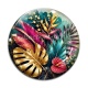 Cabochon Verre - feuille exotique