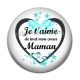 Cabochon Résine - maman je t'aime