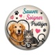 Cabochon Résine - vétérinaire Sauver Soigner Protège