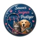 Cabochon Résine - vétérinaire Sauver Soigner Protège