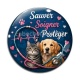 Cabochon Verre - vétérinaire Sauver Soigner Protège