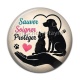Cabochon Résine - vétérinaire Sauver Soigner Protège