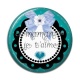 Cabochon Résine - maman je t'aime