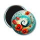 Magnet's - spirale fleur coquelicot
