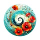 spirale fleur coquelicot