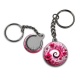 Porte clés - spirale fleur coquelicot