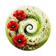 spirale fleur coquelicot