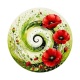 spirale fleur coquelicot