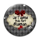 Cabochon Verre - je t'aime maman