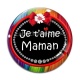 Cabochon Verre - maman je t'aime