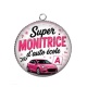 Pendentif Cabochon Argent - super monitrice