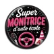 Cabochon Résine - super monitrice d'auto école