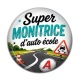 Cabochon Résine - super monitrice d'auto école