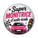 Cabochon Résine - super monitrice d'auto école