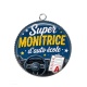Pendentif Cabochon Argent - super monitrice d'auto école