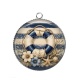 Pendentif Cabochon Argent - bouée de bateau