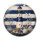 Cabochon Verre - phare de mer