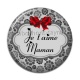 Cabochon Résine - maman je t'aime