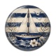 Cabochon Résine - bateau