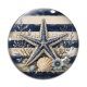 Cabochon Verre - étoile de mer