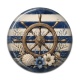 Cabochon Résine - roue de bateau