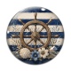 Cabochon Verre - roue de bateau