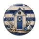 Cabochon Verre - cabane de plage