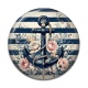 Cabochon Résine - ancre de bateau