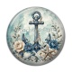Cabochon Résine - ancre de bateau