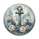 Cabochon Résine - ancre de bateau