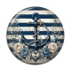 Cabochon Résine - ancre de bateau