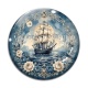 Cabochon Verre - bateau